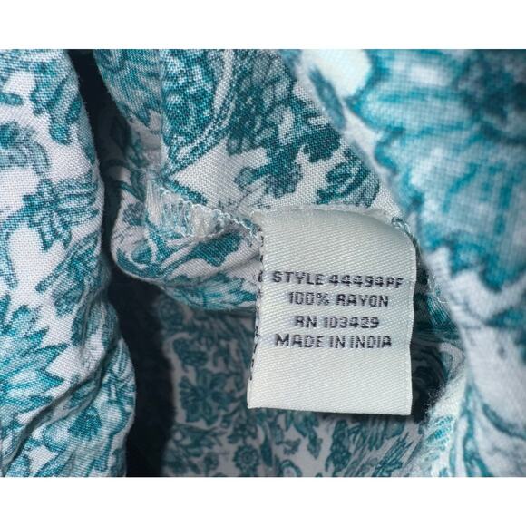 Cafe Marrakech Peasant Top Women’s XL Floral Boho Cottagecore Prairie Relaxed - Picture 7 of 7